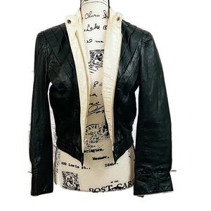 Vintage early 80s fine leather jacket